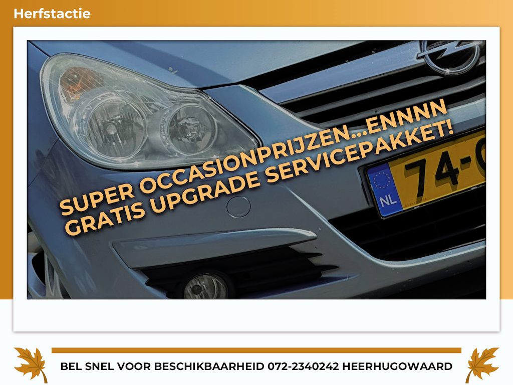 Opel Corsa 1.4-16V Cosmo | Ice Blue | Cruise/Fietsendrager/Airco/LMV - Keurig!