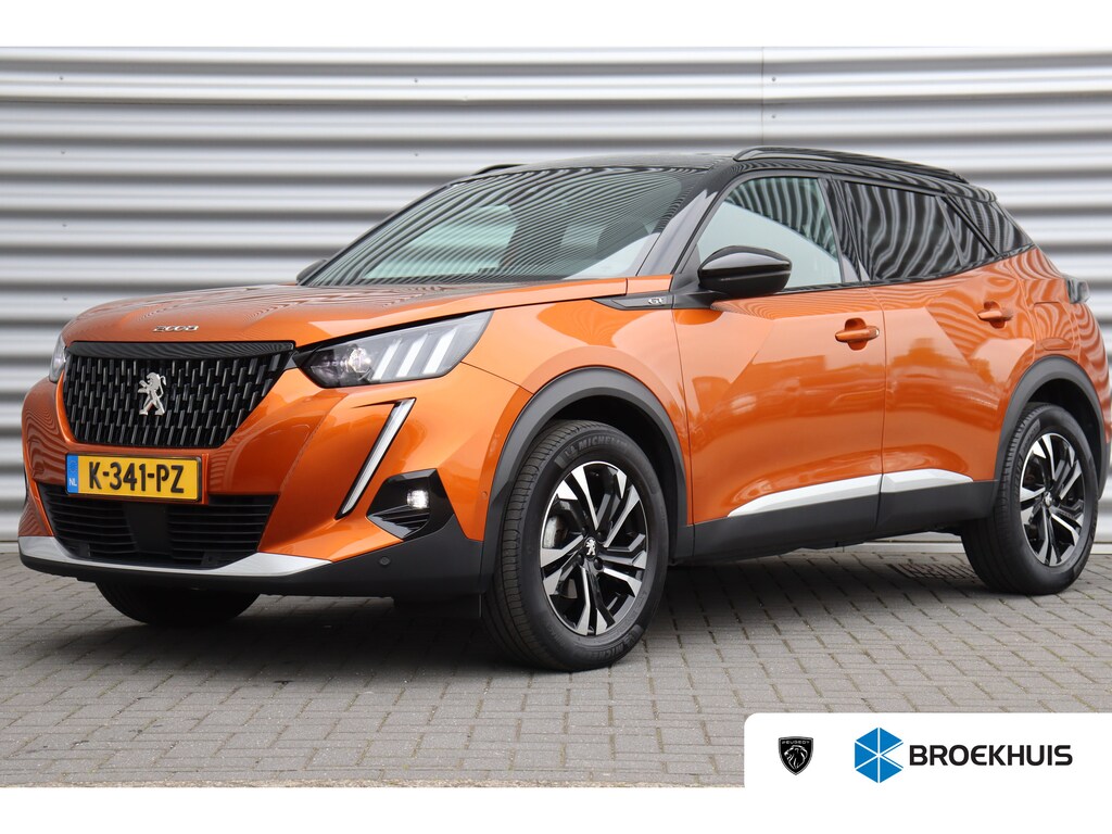 Peugeot 2008 1.2 PURETECH 130PK GT PACK AUTOMAAT / NAVI / LEDER / CLIMA / PDC / 17" LMV / CAMERA / PANO. DAK / KEYLESS / FULL-LED / 1E EIGENAAR / NIEUWSTAAT !!