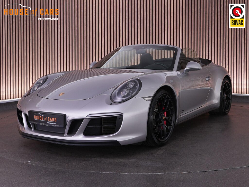 Porsche 911 Carrera 4 GTS 3.0 450pk Cabrio |sportuitlaat|sportchrono|Bose|PDLS+|Apple Carplay|18-voudige stoelen|parkeer camera|stoelverwarming|
