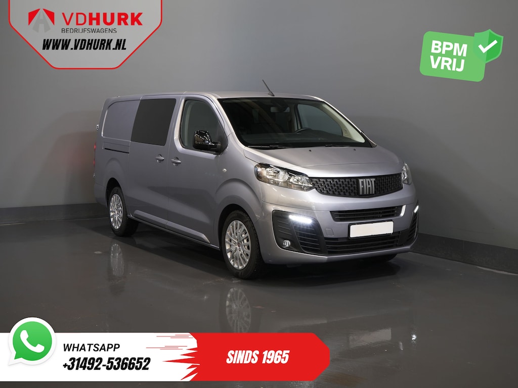Peugeot Expert (Fiat Scudo) 2.0 MJ 145 pk DC Dubbel Cabine 6 Pers./ Camera/ Cruise/ PDC/ DAB/ Airco