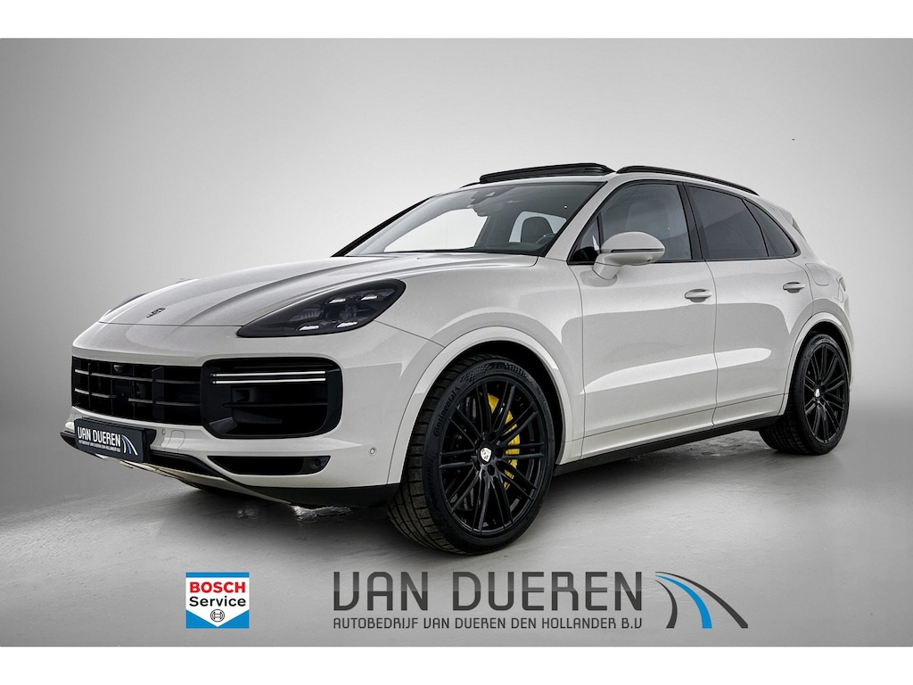 Porsche Cayenne 4.0 Turbo S E-Hybrid SOH 95%, Pano, Keramisch, Sport Chrono, Achterasbesturing, Burmester, HUD