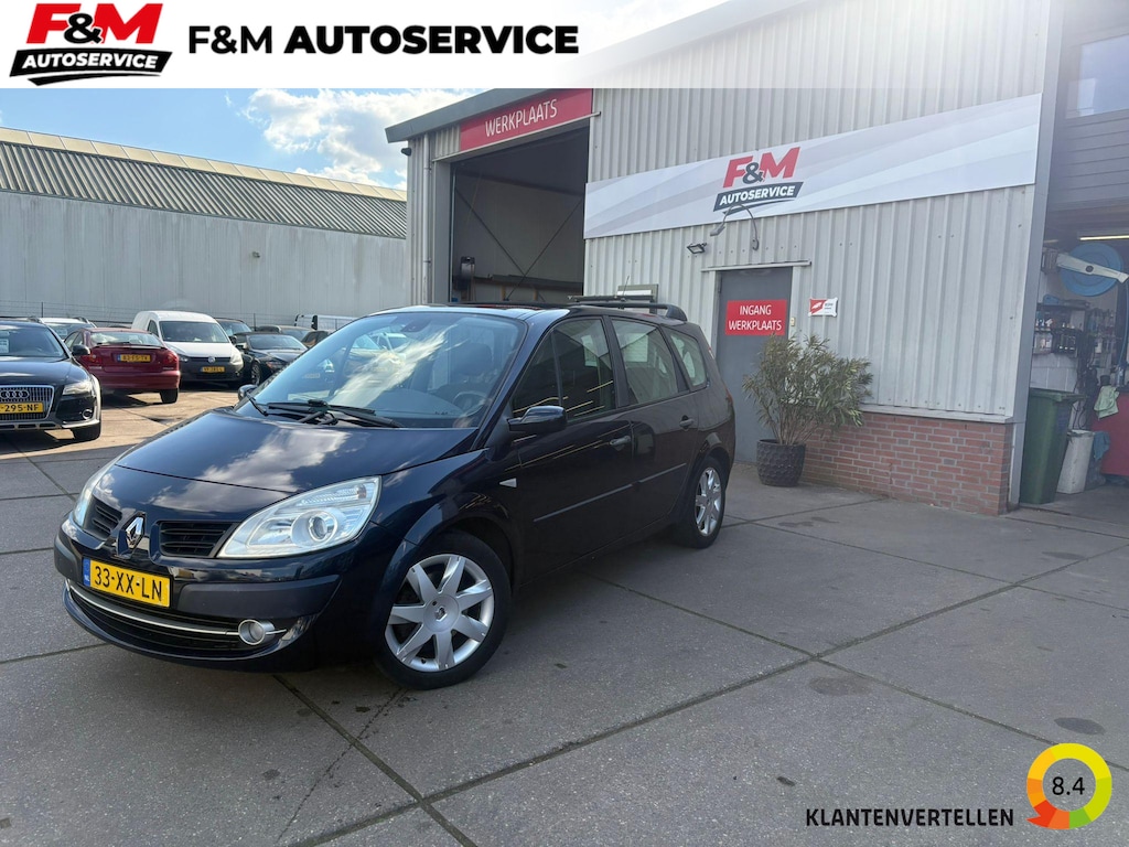 Renault Grand Scenic 2.0-16V Tech Line 7p. Cruise, clima, pano, navi