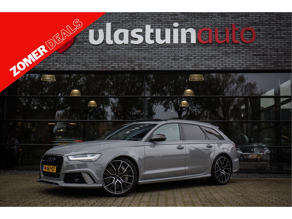 Audi RS6 Avant 4.0 TFSI Quattro Performance , Milltek, Keramisch, Panoramadak, Carbon, Nachtzicht, Vol!