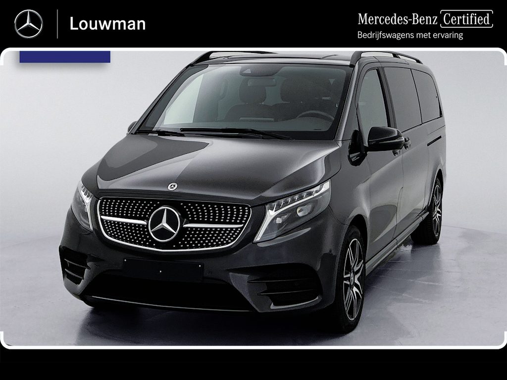 Mercedes-Benz V-klasse 250d 4-MATIC L3 Amg-Line 6-persoons Elektrische schuifdeuren Distronic Burmester Trekhaak afneembaar 2500kg