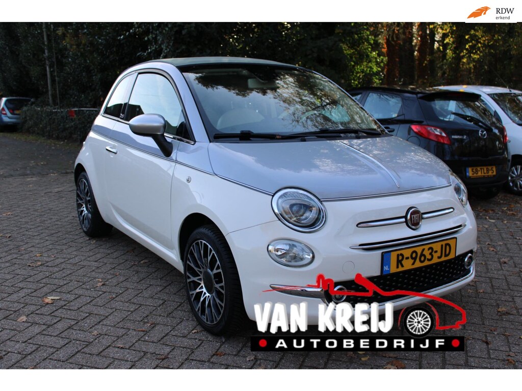 Fiat 500C 1.2 CABRIO Collezione Carplay, Airco, Cv, LM, Pdc.