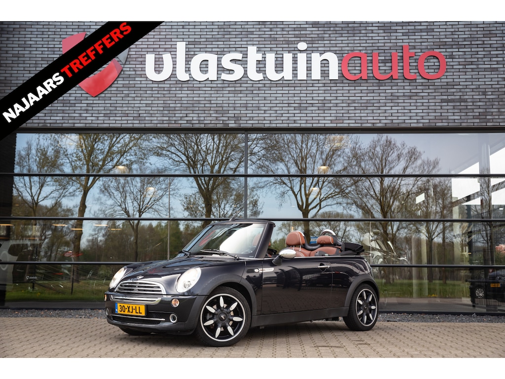MINI Cooper Mini Cabrio 1.6 Sidewalk , Cruise control, Airco, Leer