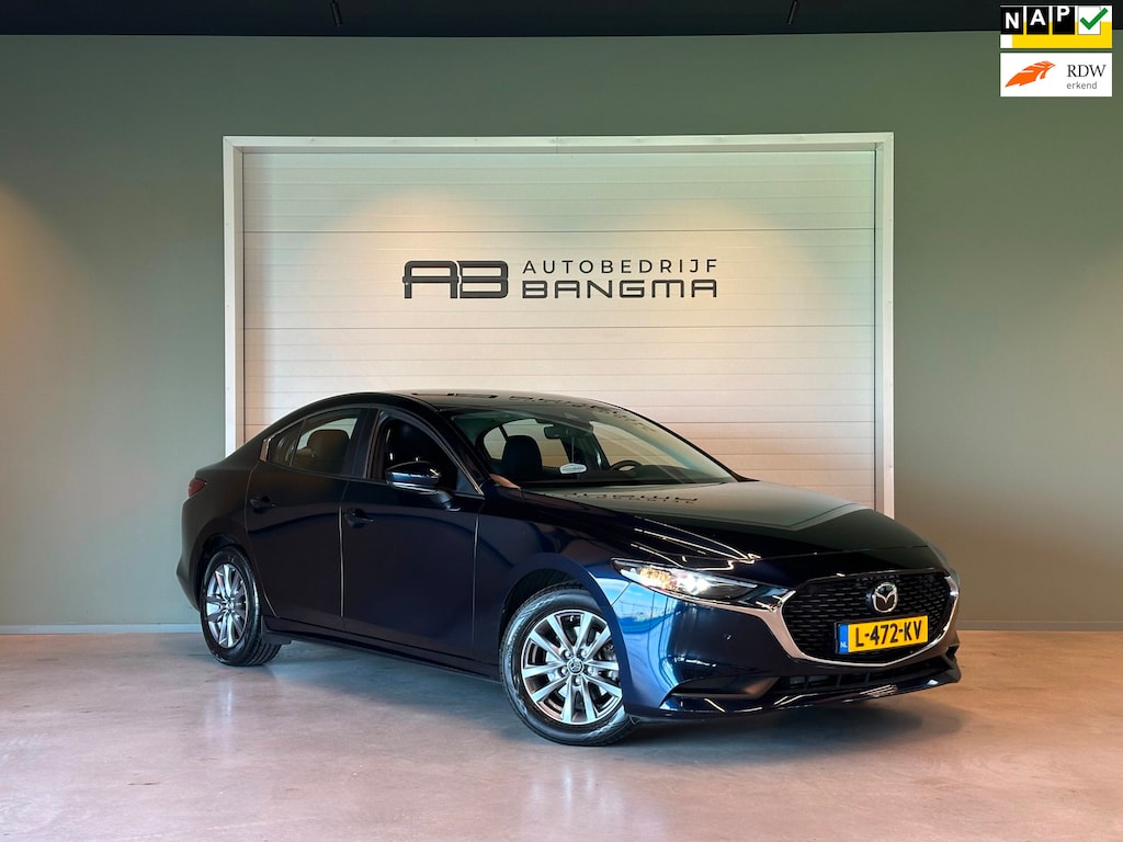 Mazda 3 2.0 e-SkyActiv-G M Hybrid 122 COMFORT-uitv|NAVIGATIE|CLIMA AIRCO|ADAPTIVE CRUISE CONTROL|LM-VELG|HEAD UP DISPLAY|XENON