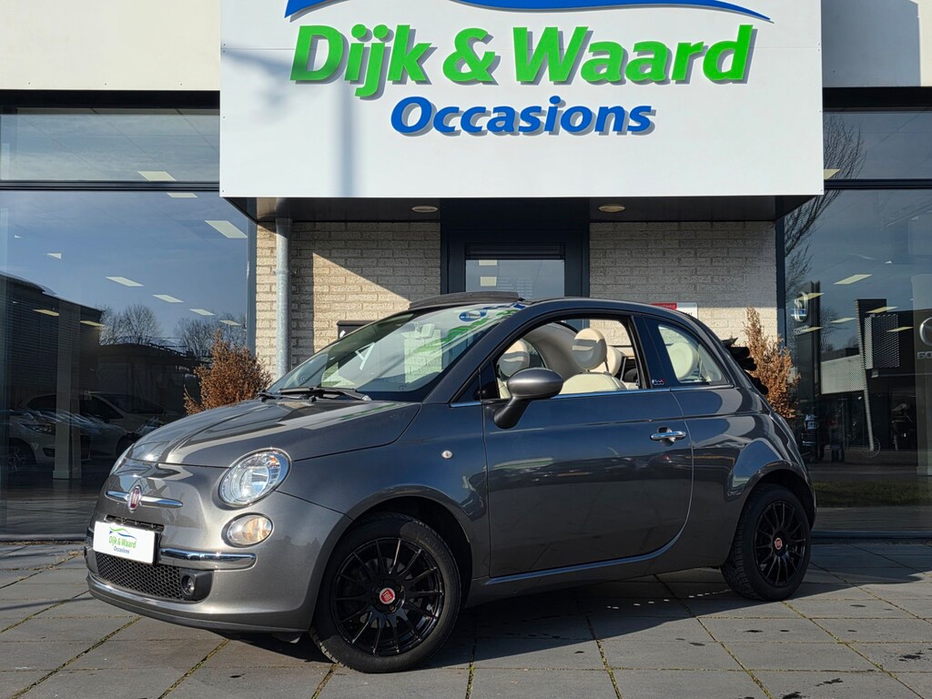 Fiat 500C 1.2 Lounge – Cabrio – Climate – Bluetooth – Nieuwe APK –