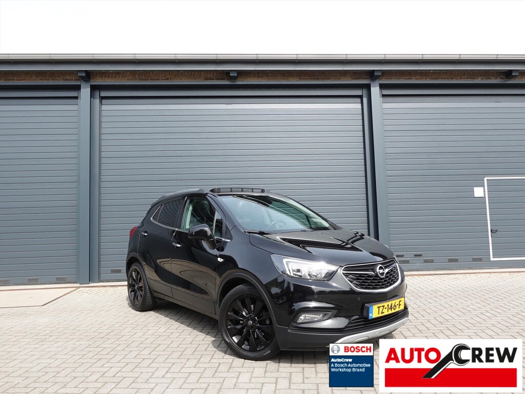 Opel Mokka X 1.4 Turbo 140pk Black Edition AUT RIJKLAAR/STUUR/STOEL VERWARMING/KEYLESS/SCHUIFKANTEL DAK/CARPLAY/NAVI/PDC
