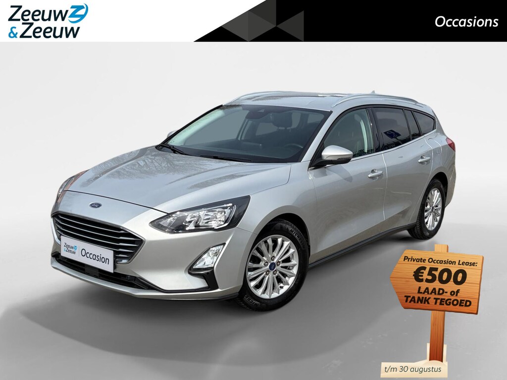 Ford Focus Wagon 1.0 EcoBoost Titanium X Business 125PK | Camera | Winter Pack | El. Achterklep | Climate Control | Privacy Glass | Keyless Entry | LED