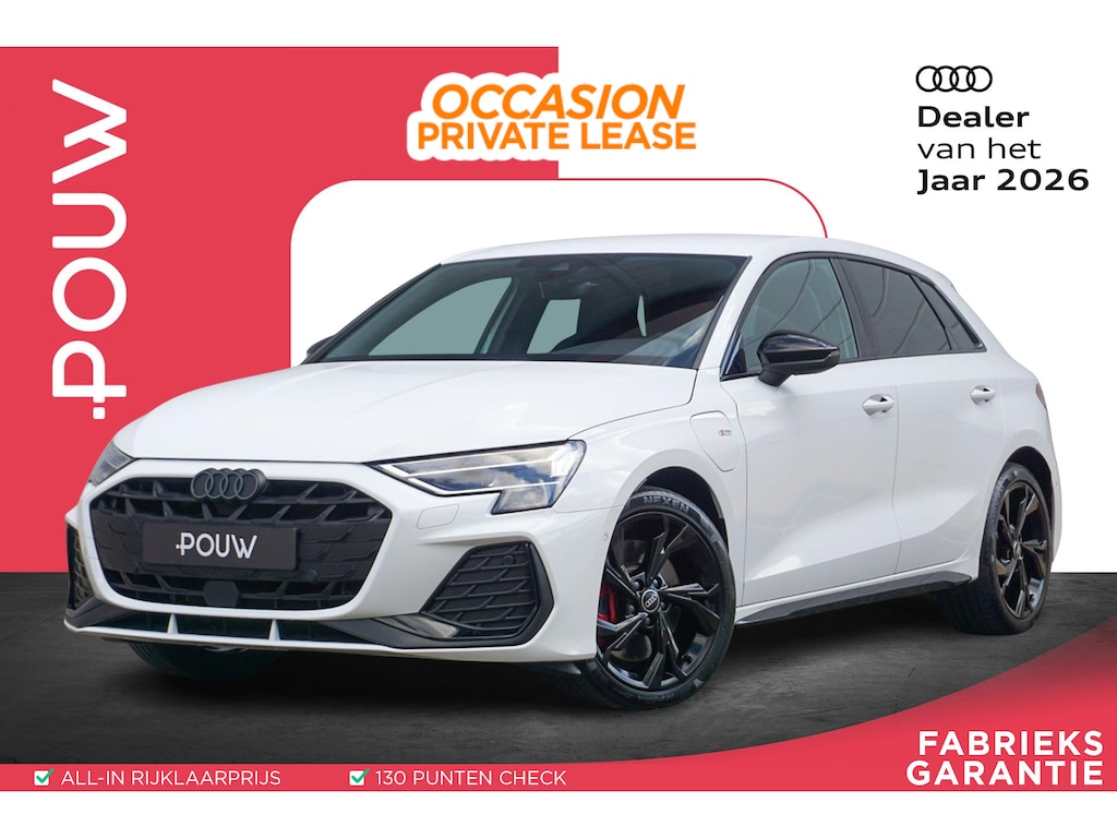Audi A3 Sportback 45 TFSIe 272pk S Edition Competition | SoH 100% | Camera | Keyless |  Elek.Best.Stoel | Stoelverwarming | PDC | Navigatie