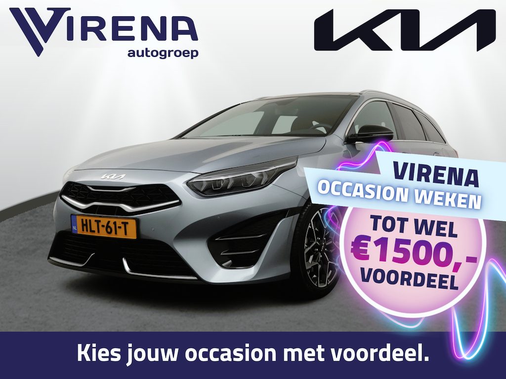 Kia Ceed Sportswagon 1.5 T-GDi GT-Line Automaat - Kantel/Schuifdak - ACC - Stoel / Stuurwielverwarming - Navigatie - Climate Control - Fabrieksgarantie tot 04-2032