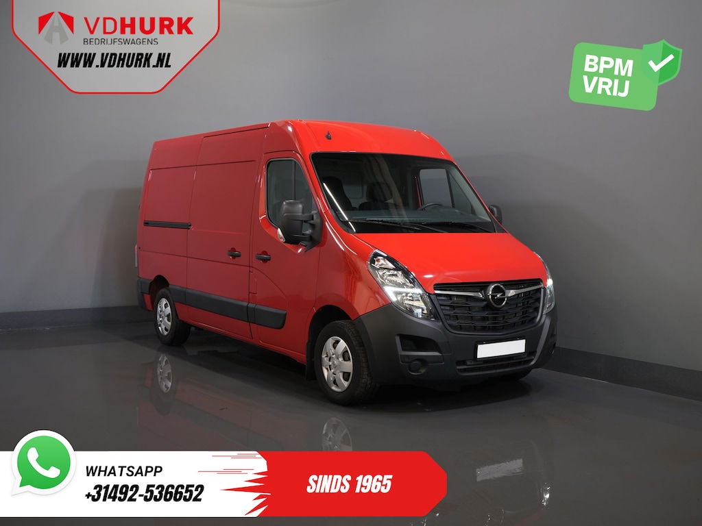 Opel Movano 2.3 Turbo 150 pk L2H2 Carplay/ 270Gr.Deuren/ Airco/ Camera/ PDC/ Trekhaak