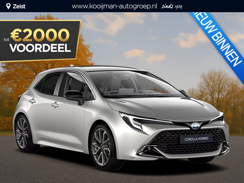 Toyota Corolla Private lease vanaf € 499,- Hybrid 140 Comfort Private lease vanaf € 499,- ! Op basis van 72 maanden en 5.000km
