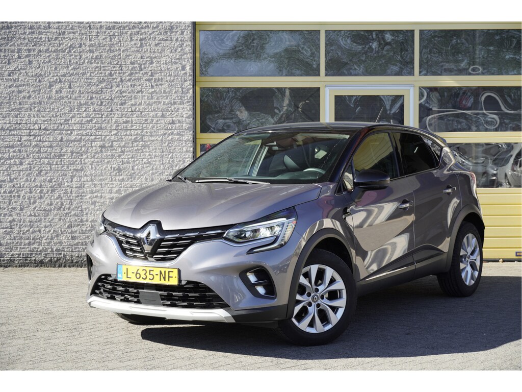 Renault Captur 1.3 TCe 141PK! Automaat Intens BJ2021 Lmv 17" | Led V+A | Pdc | Keyless entry | App-Connect | Dashboard verlichting | Climate control | Cruise control | Extra getint glas