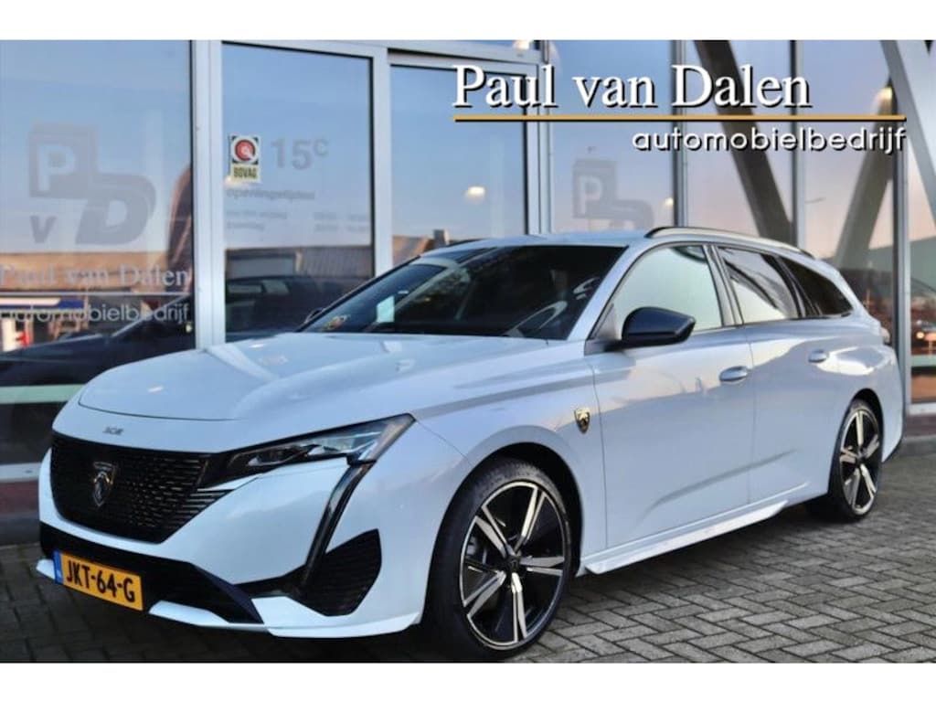 Peugeot 308 Sw 1.2T 130PK AUTOMAAT (EAT8) GT-LINE Navi | Adapt.Cruise | Camera | Wit Metallic | Sfeerverl. | Keyless | Led | 18 Inch Lm |