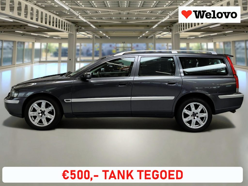 Volvo V70 2.5 T AWD Geartronic Titanium Garantie, Incl. BTW, Dealer onderhoud, Electr. stoelen, Leder...