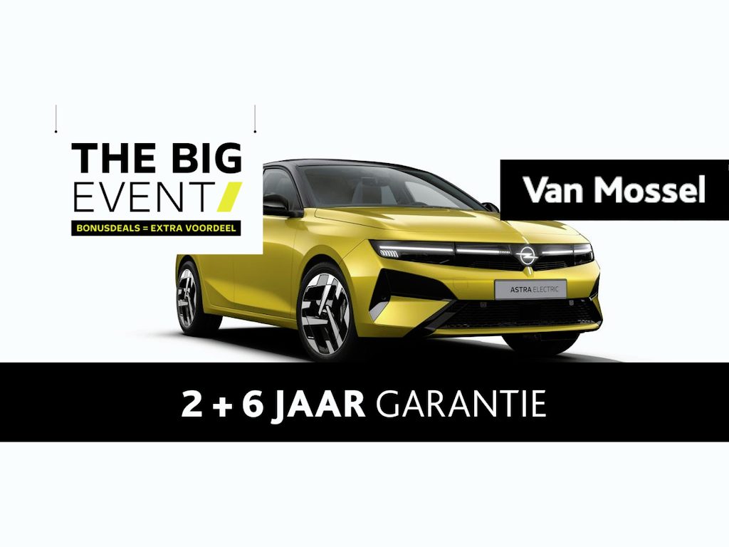 Opel Astra 58 kWh Edition || VAN MOSSEL BIG EVENT VOORDEEL || NU TE BESTELLEN || TOT 8 JAAR GARANTIE || KORTING TOT € 5.500,- || Nu Met Gratis Lak T.W.V €799
