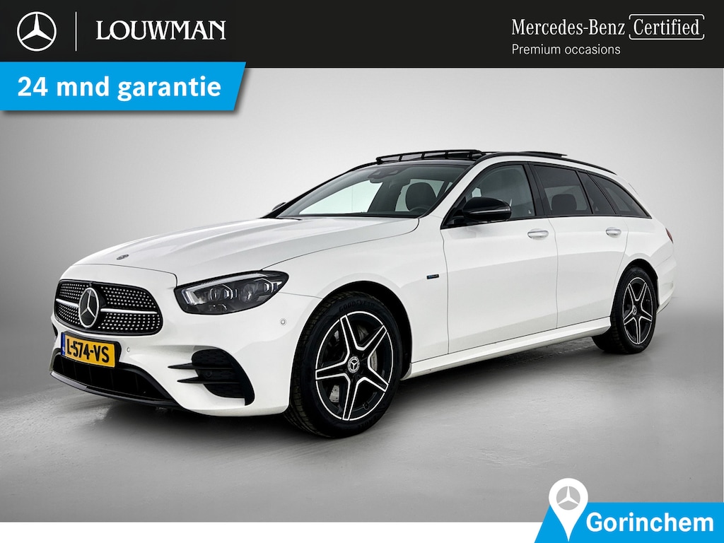 Mercedes-Benz E-klasse Estate 300 e AMG Line AMG Styling | Panoramadak | Distronic Inclusief 24 maanden Mercedes-Benz Certified garantie voor Europa.