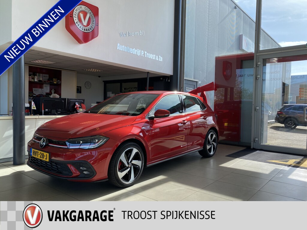 Volkswagen Polo 2.0 TSI GTI,Automaat, Navigatie/Apple Carplay/Virtual Cockpit/Stoelverwarming/Parkeersensoren rondom/Cruise Control Adaptief/Airco/Multifunctioneel Stuurwiel,Dab,/17'' Lichtmetalen velgen.