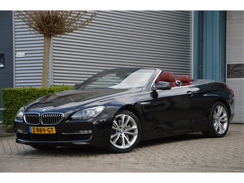 BMW 6-Serie Cabrio 640i High Executive XENON | LEDER | NAVI | CRUISE | MEMORY | BMW ONDERHOUDEN | ZEER NETTE AUTO!!