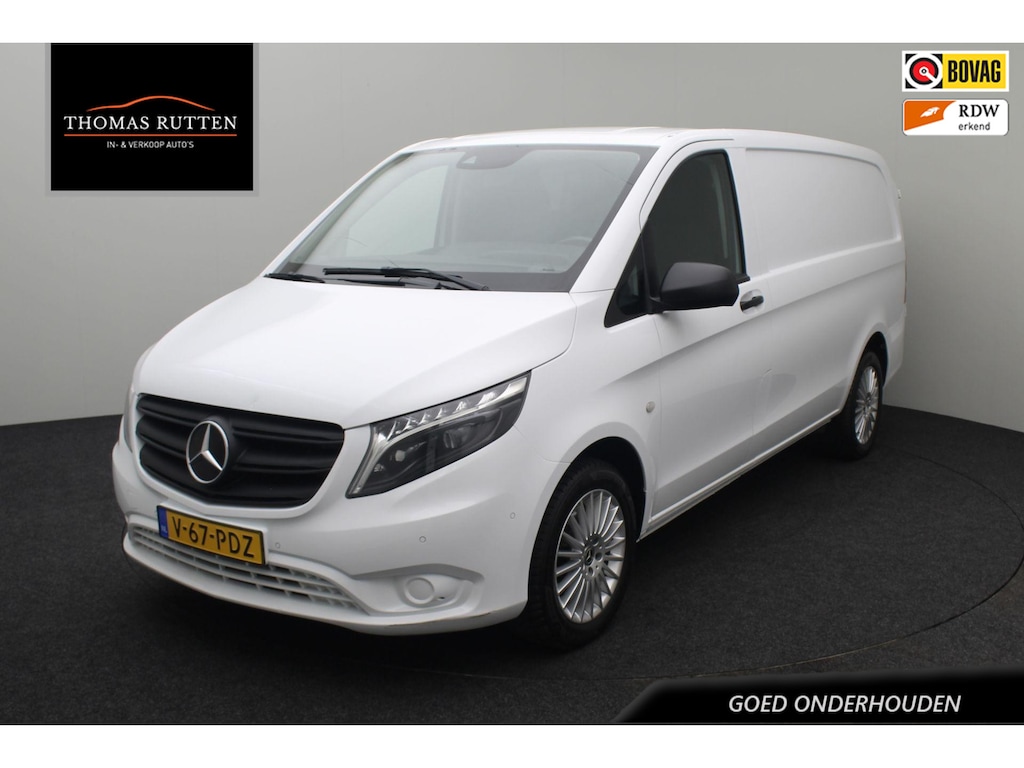 Mercedes-Benz Vito 116 CDI Lang L2H1 2022 Carplay | LED | Navigatie | Trekhaak | Airco | Camera | Parkeersensoren | Lichtmetaal | Stoelverwarming | Cruise control | Elektrische ramen + spiegels |