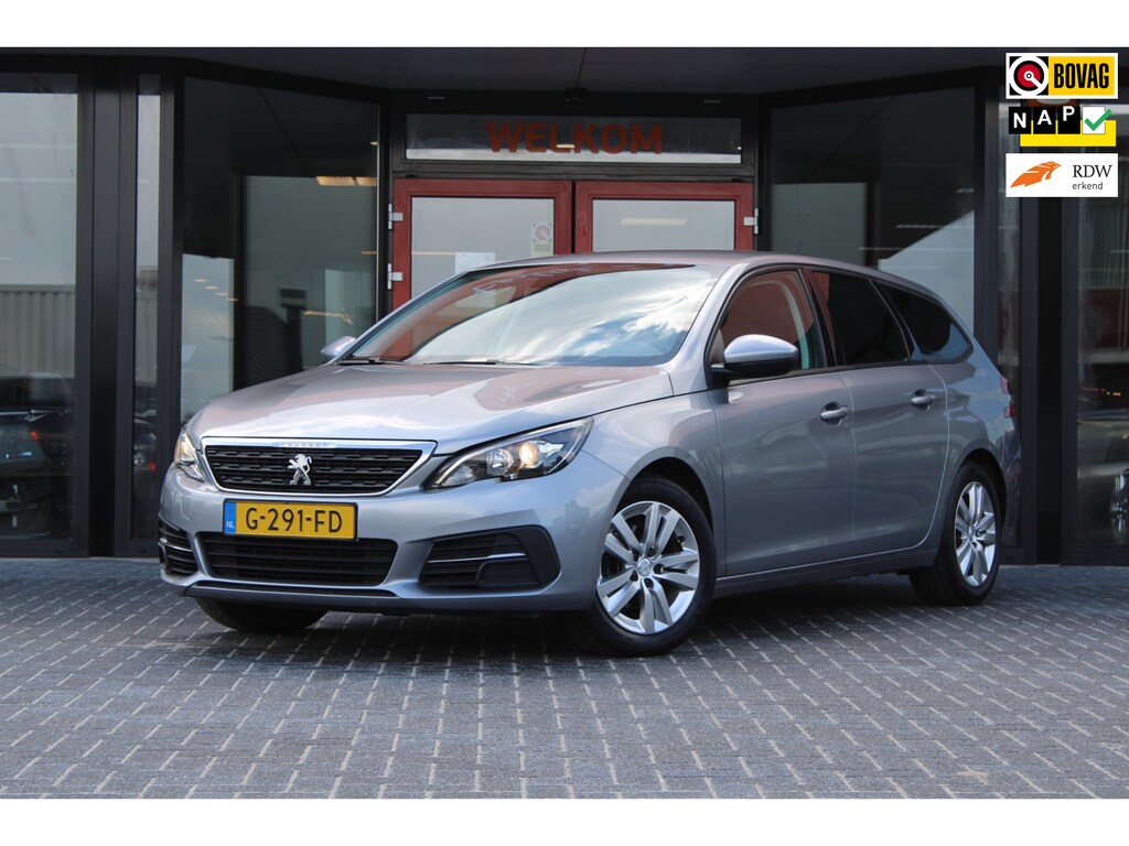 Peugeot 308 SW 1.2 PureTech Active, Trekhaak, cruise control, climate control, onlangs onderhoud gehad.