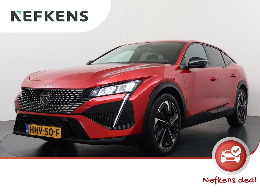 Peugeot 408 1.2 145pk Hybrid e-DCS6 Allure | 1e eigenaar | Navigatie | 360 camera | 19 inch lichtmetalen wielen | Apple Carplay | Cruisecontrol adaptief