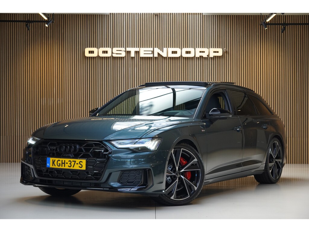 Audi A6 Avant 55TFSIe/367pk Quattro S-Line Competition|2024|Panoramadak|Trekhaak|RS-Stoelen+leder+memory|21"Audi-Sport|Matrix|B&O Sound