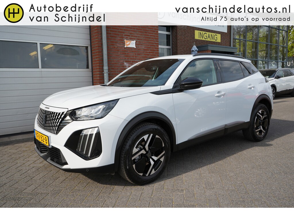 Peugeot 2008 1.2 PureTech 101PK ALLURE NIEUW MODEL DIGI COCKPIT CAMERA - CARPLAY / ANDROID - NAVI - PARKEERSENSOREN V+A - HALF LEDER - 17 INCH LMV - DONKERE HEMEL - CLIMA - CRUISE - BLUETOOTH - LED - DAB+ - RIJSTROOKSENSOR - PRIVACYGLAS