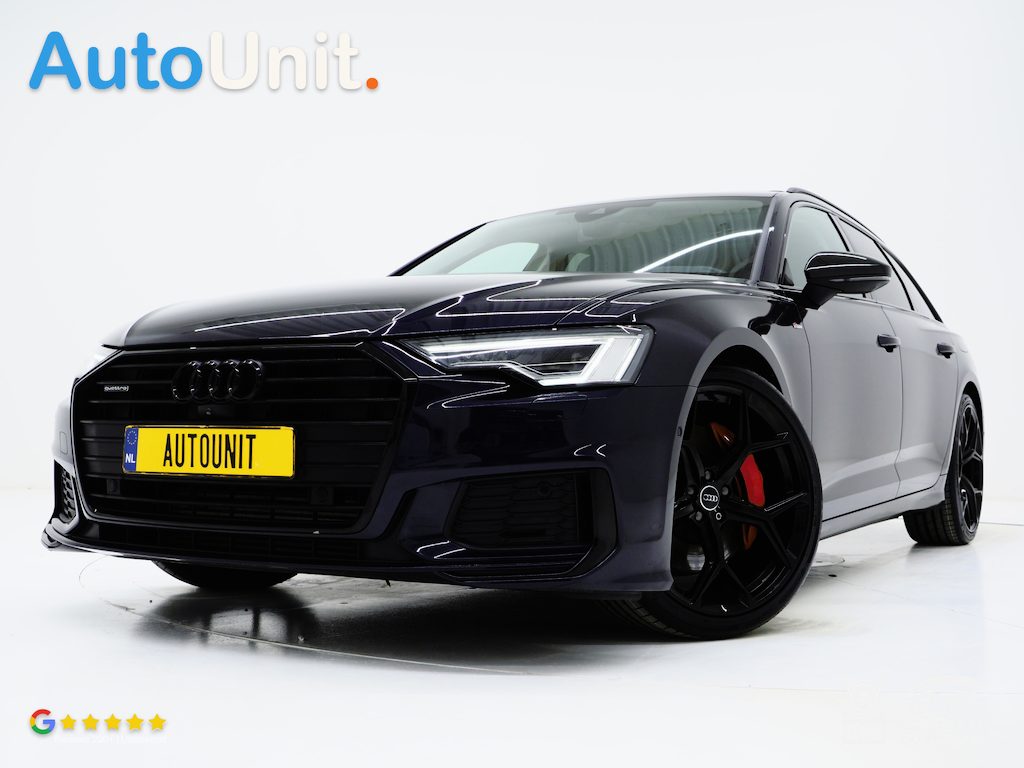 Audi A6 Avant 55 TFSI e quattro Full Black | Panoramadak | B&O Audio | Trekhaak | HUD | Leder | Keyless | Sfeerlicht | Carplay
