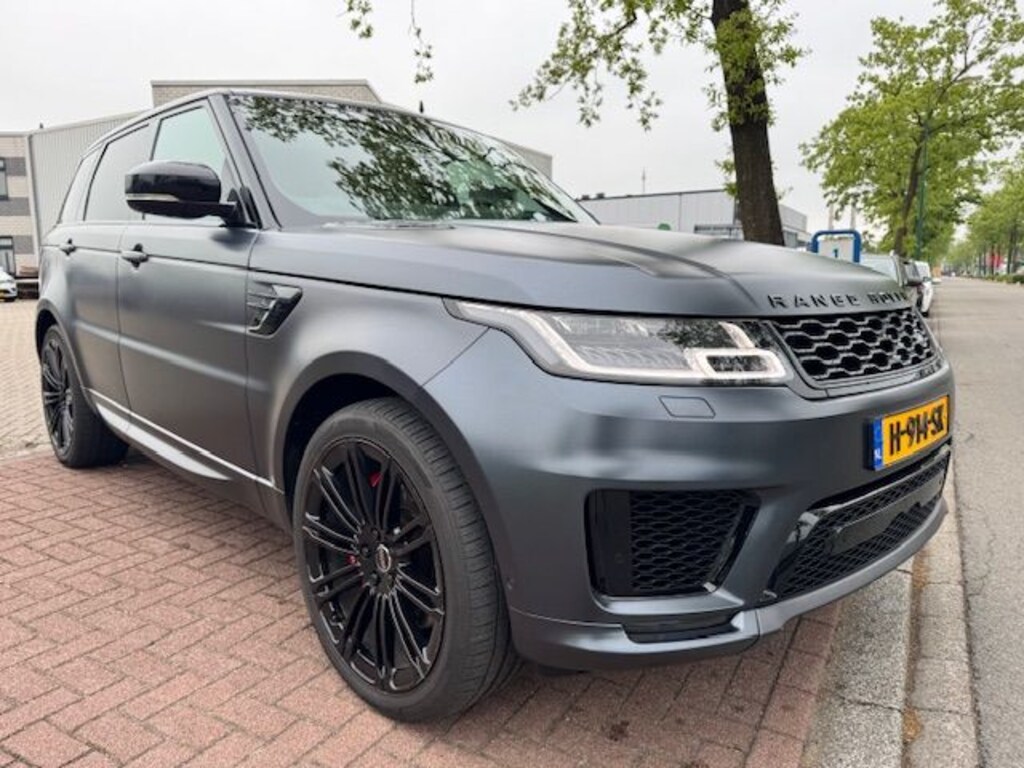 Land Rover Range Rover Sport 2.0 P400e HSE Dynamic SVO Mat Grey Airco/ECC,Leder,Navi,Pano Geheel dealeronderhouden