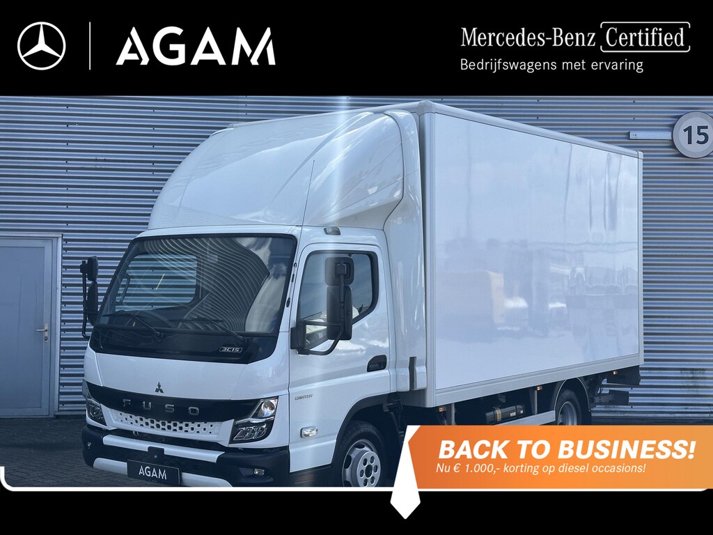 Fuso Canter 3C15 Bakwagen-Laadklep Automaat Airco