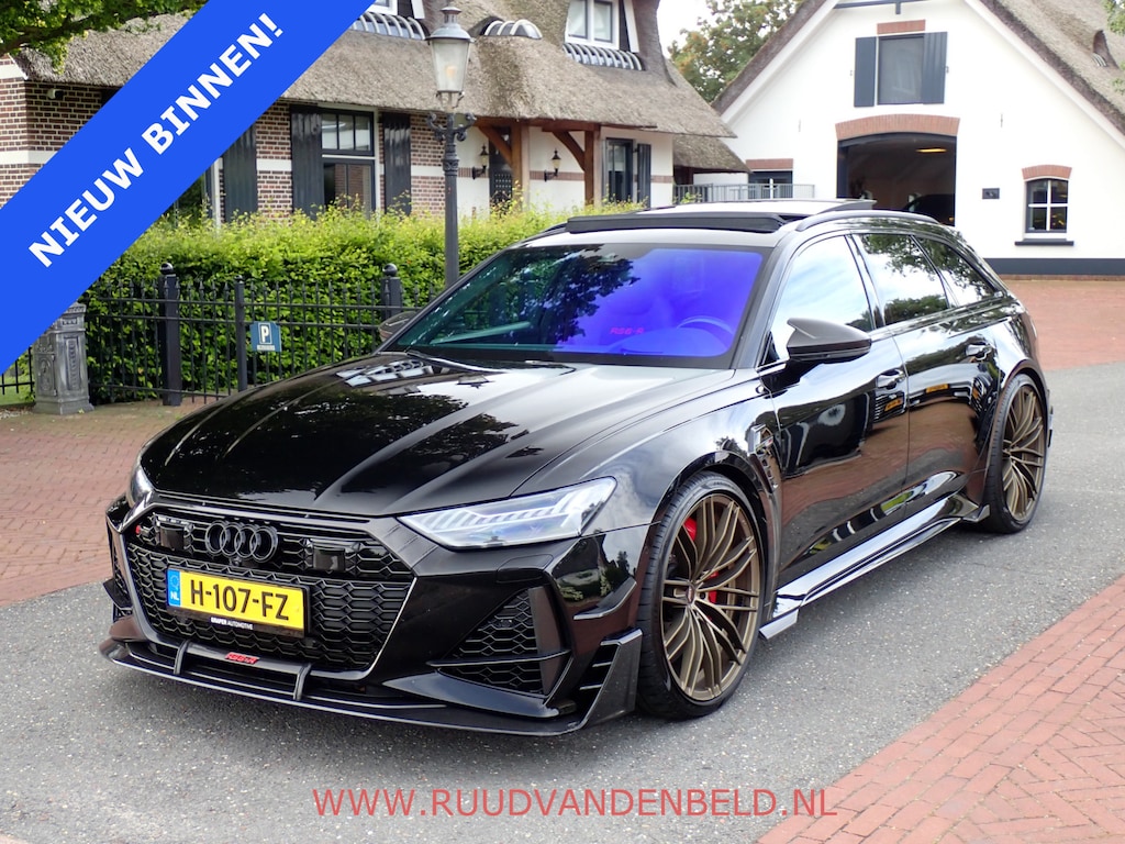 Audi RS6 RS6-R ABT QUATTRO 825PK AKRAPOVIC + EVENTURI /PANODAK/KERAMISCH/B&O/STOELVENT/360*