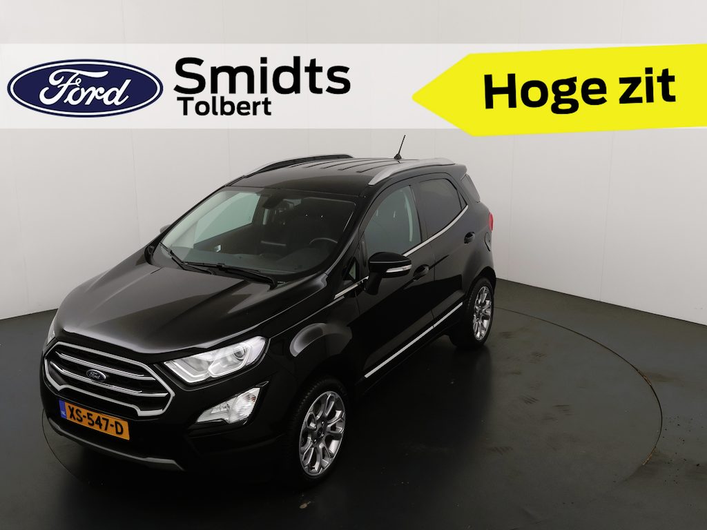 Ford EcoSport EcoBoost 125 pk Titanium | AUTOMAAT | Winter Pack | Camera | Navi | Clima | Cruise | Hoogzitter