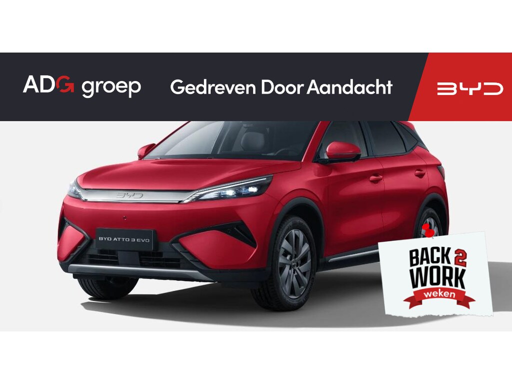 BYD Atto 3 EVO Design 74.8 kWh | 360 graden camera | 1500 KG trekgewicht | Stoelverwarming/ventilatie