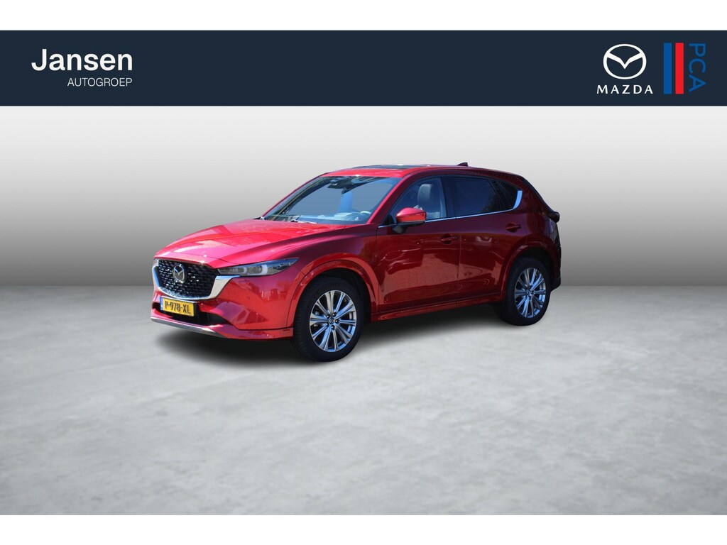 Mazda CX-5 2.0 SkyActiv-G 165 Signature , 19 Inch LMV, Schuif/Kanteldak, Leder, Apple Carplay, Bose, Stuur/Stoelverwarming, Stoelventilatie, Adap. Cruise, HUD, BSM, LKA