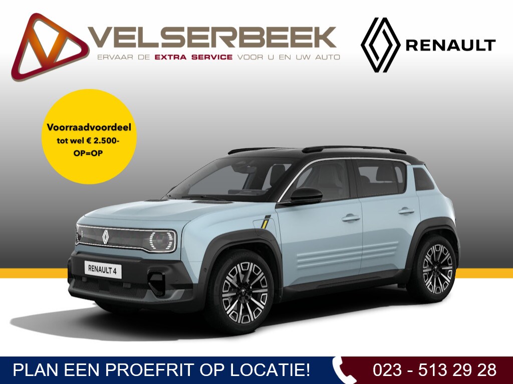 Renault 4 comfort range iconic 52 kWh "Nu op Voorraad"