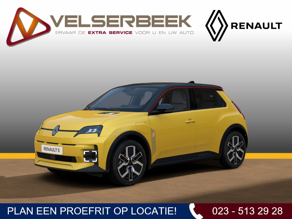 Renault R5 urban range techno 40 kWh "Uit voorraad leverbaar"