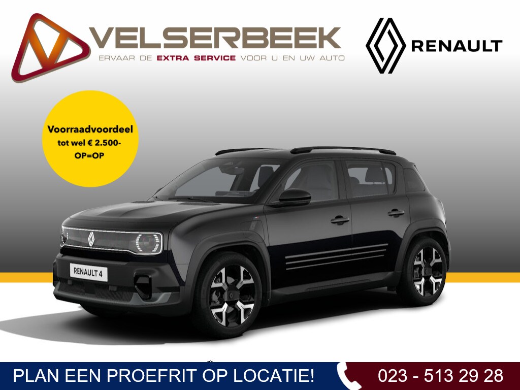 Renault 4 comfort range techno 52 kWh "Nu op Voorraad"