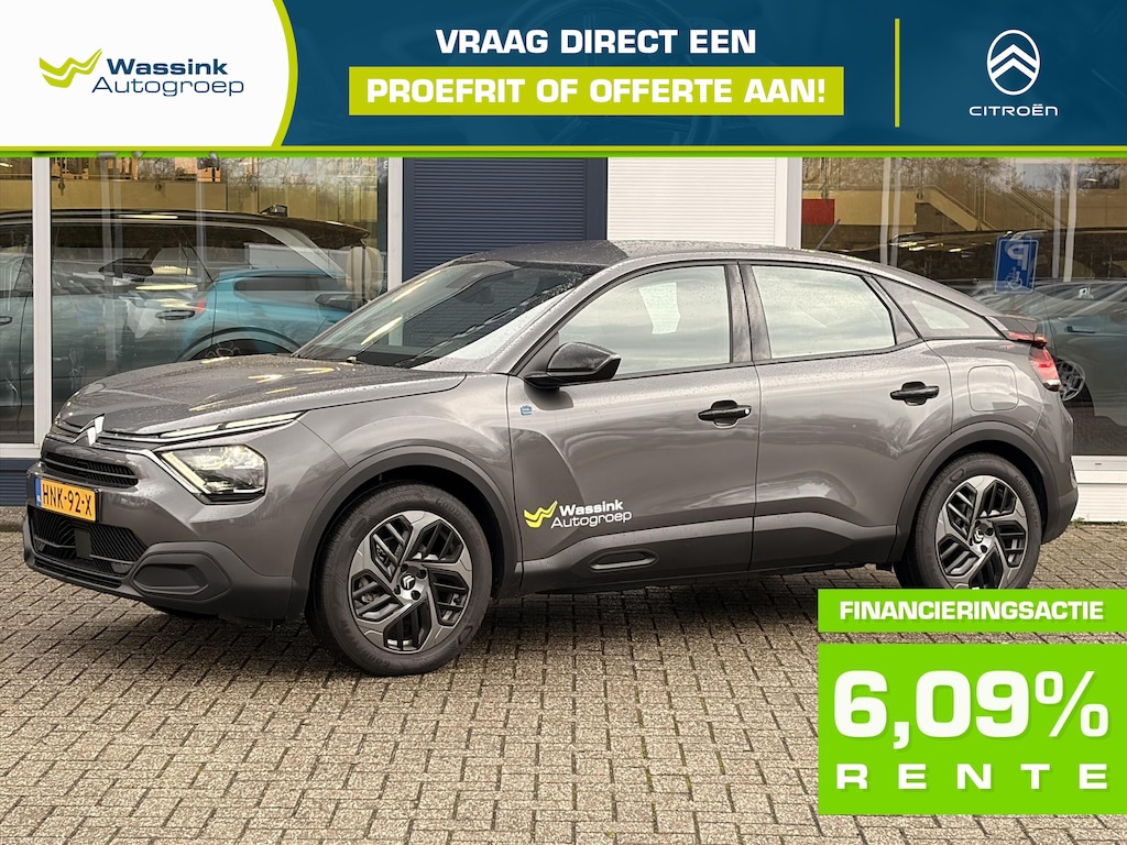 Citroën E-C4 EV I 50kWh 136pk You 3-Fase | Airconditioning | Cruise control | Parkeer Camera | Bluetooth | Apple Carplay & Android Auto |