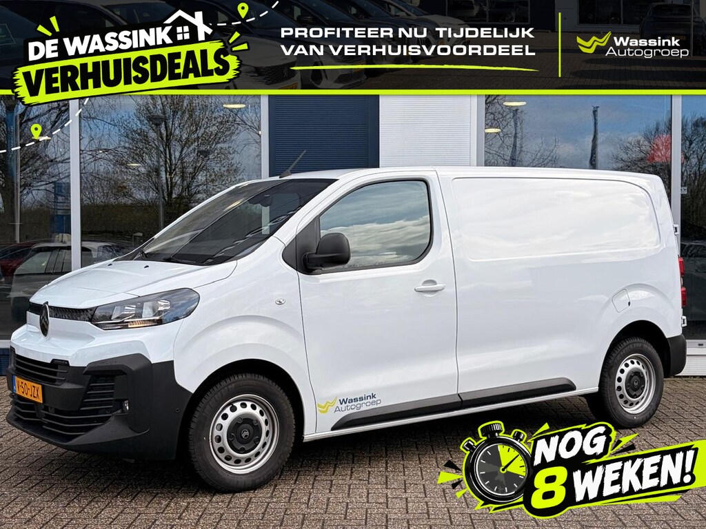 Citroën Jumpy GB 2.0 BlueHDi 145pk L2 | Verhoogd laadvermogen | Moduwork | Houten afwerking laadruimte | Afneembare trekhaak |