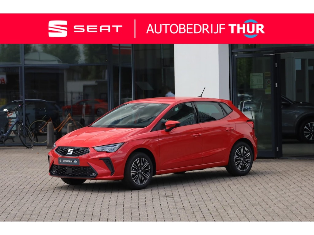 SEAT Ibiza 1.0 EcoTSI Style Business Connect 95PK / 70kW, Achteruitrijcamera (rear view), full LED koplampen, verwarmbare voorstoelen, adaptieve cruise control (ACC), grootlichtassistent, Apple Carplay & Android Auto, volledig digitaal instrumentenpaneel, parkeersensoren voor en achter (pdc), 16'' LMV 'Design Machined', elektrisch verstel- en inklapbare buitenspiegels