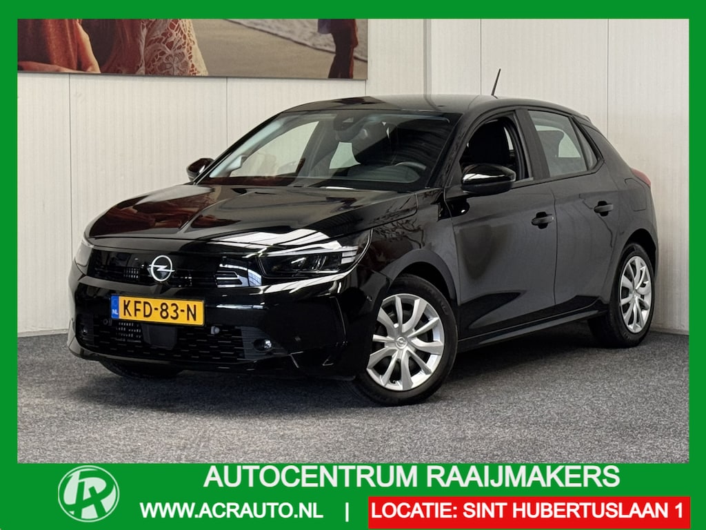 Opel Corsa 1.2 TURBO EDITION 15 STUKS OP VOORRAAD !! NAVIGATIE VIA APPLE CARPLAY/ANDROID CRUISE CONTROL RIJSTROOKSENSOREN DODEHOEKSENSOREN ACHTERUITRIJCAMERA ZEER MOOI !!