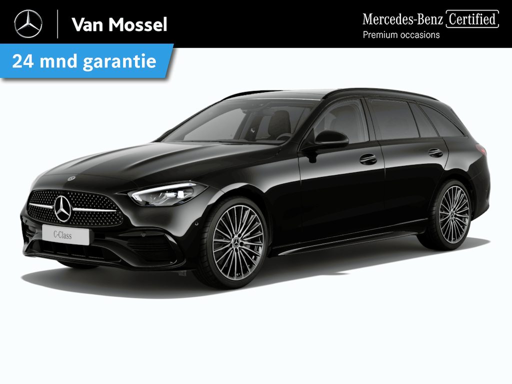Mercedes-Benz C-klasse Estate 180 Star Edition AMG Line LIMITED / Stoelverwarming / Achteruitrijcamera / Panorama-schuifdak / Memory-Stoelen / Night-Pakket / Sfeerverlichting /