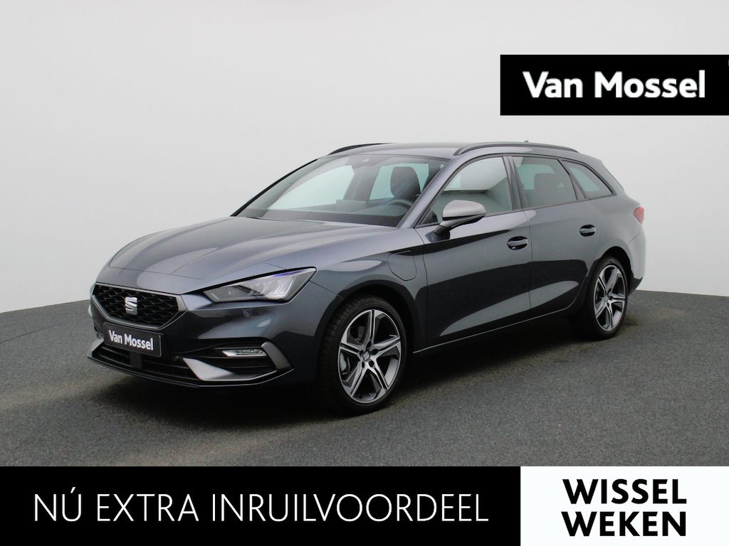 SEAT Leon Sportstourer 1.5 TSI e-Hybrid FR PHEV First Edition 204 PK 204 PK | Automaat | LED Koplampen | Navigatie | Climate Control | Apple Carplay/Android Auto | Achteruitrijcamera | Adaptive Cruise Control | Parkeersensoren | Privacy Glass | Virtual Cockpit | €3.849,- Actiekorting! | PRIJS = NETTO RIJKLAAR! | Direct leverbaar! |
