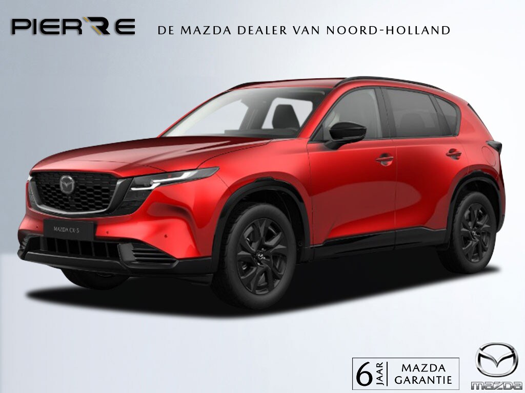 Mazda CX-5 2.5 E-SKYACTIV G 141 M HYBRID Homura 6 JAAR GARANTIE! NAVI | APPLE CARPLAY / ANDROID 15,6 INCH MAZDA CONNECT-SCHERM