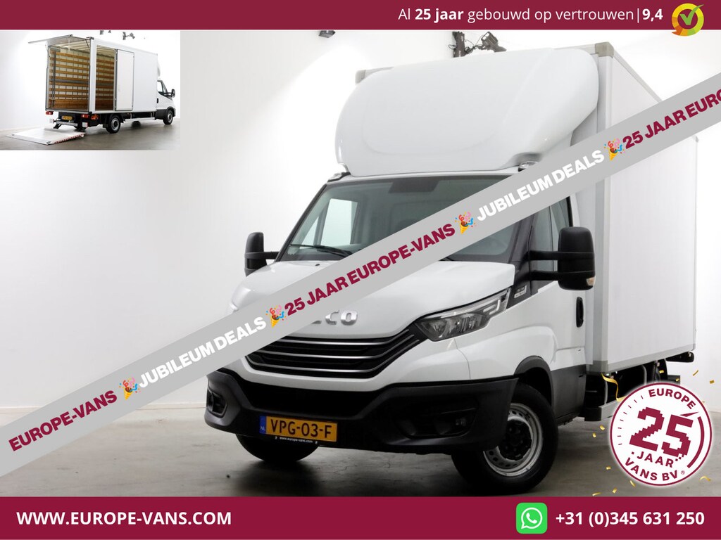 IVECO Daily 35S14 136pk HiMatic Automaat Bakwagen met laadklep en zijdeur H235cm 03-2022