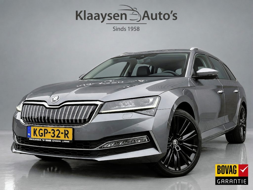 Skoda Superb Combi 1.4 TSI iV 218 pk Business Edition Plus AUT. | 1e eigenaar | navigatie | panoramadak | trekhaak | leder interieur