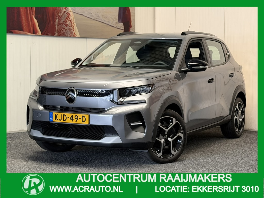 Citroën C3 1.2 TURBO PLUS 100PK NIEUW MODEL 2025 50 STUKS OP VOORRAAD !!! NAVIGATIE VIA APPLE CARPLAY/ANDROID CRUISE CONTROL AIRCO BLUETOOTH TELEFOON RIJSTROOKSENSOREN PDC ZEER MOOI !!